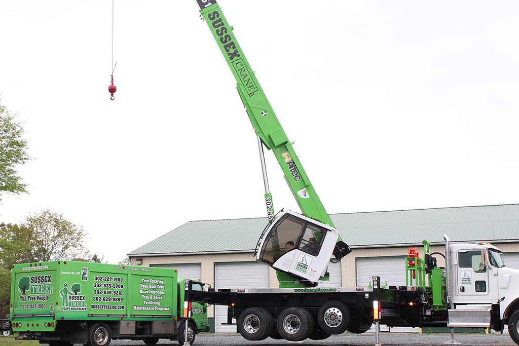 Crane at Sussex Crane Company in use